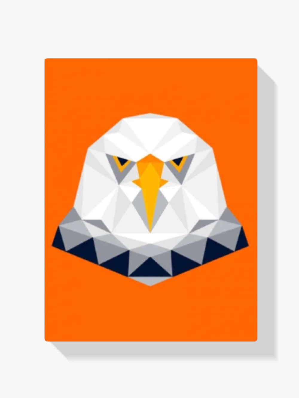 Malen nach Zahlen – Polygon-Adler