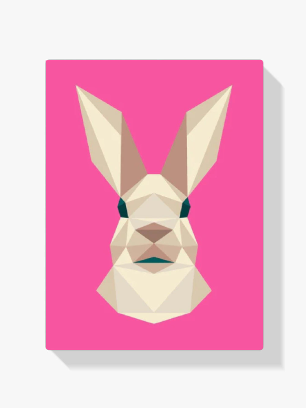 Malen nach Zahlen – Polygon Kaninchenkopf