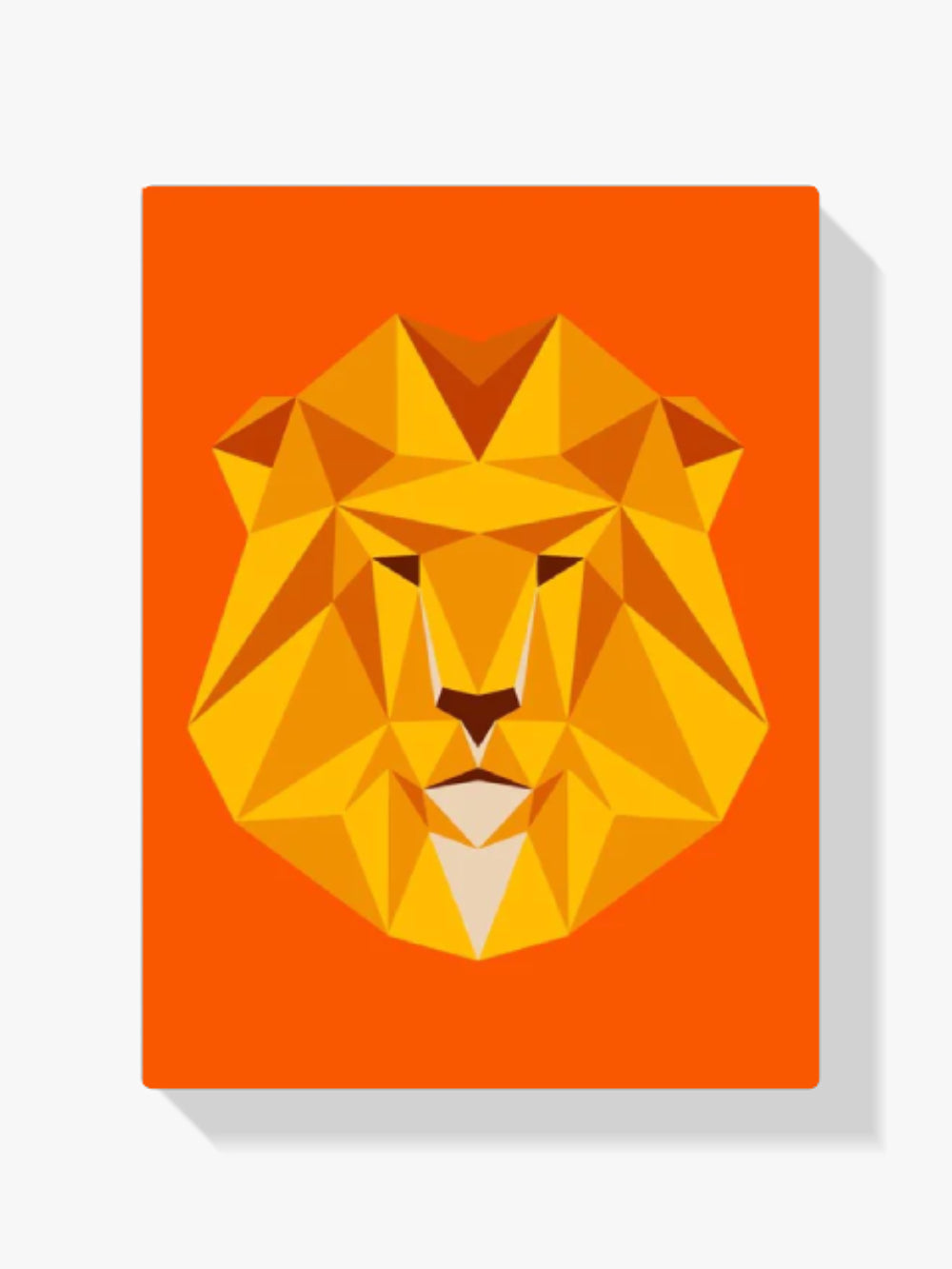 Malen nach Zahlen – Polygon Löwenkopf