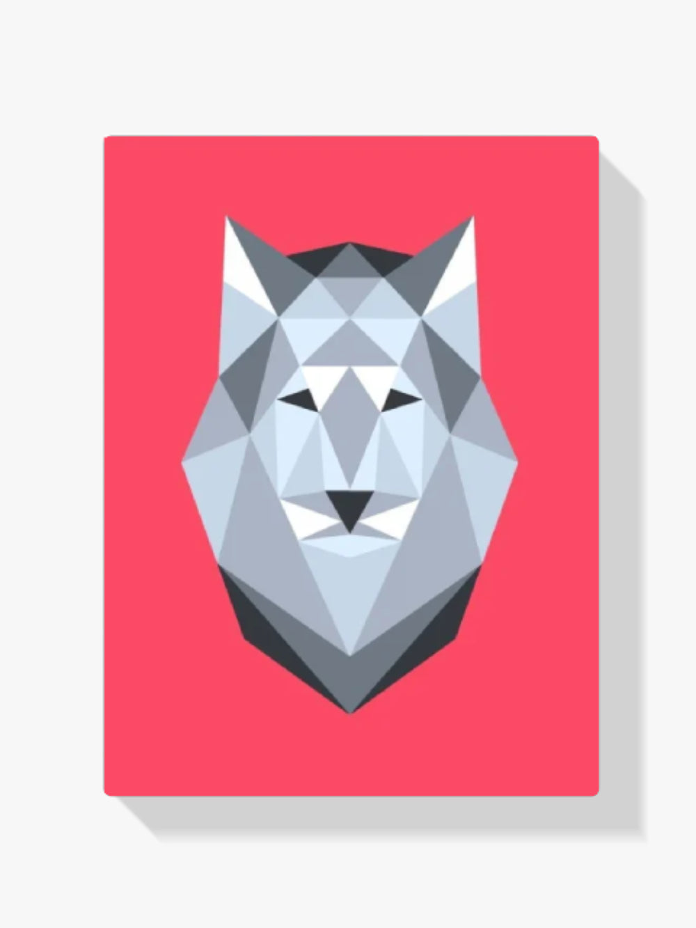 Malen nach Zahlen – Polygon Wolf