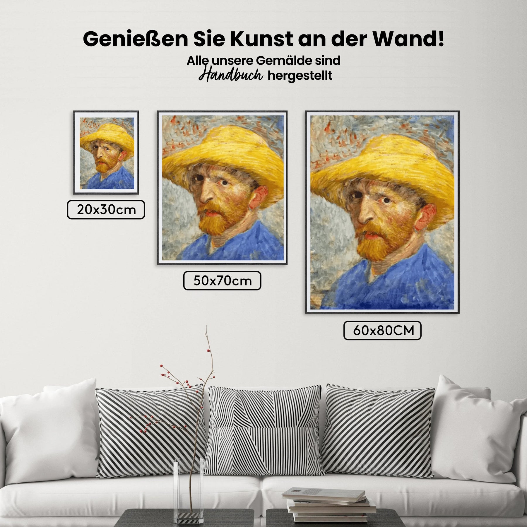 Malen nach Zahlen – Porträt Van Gogh