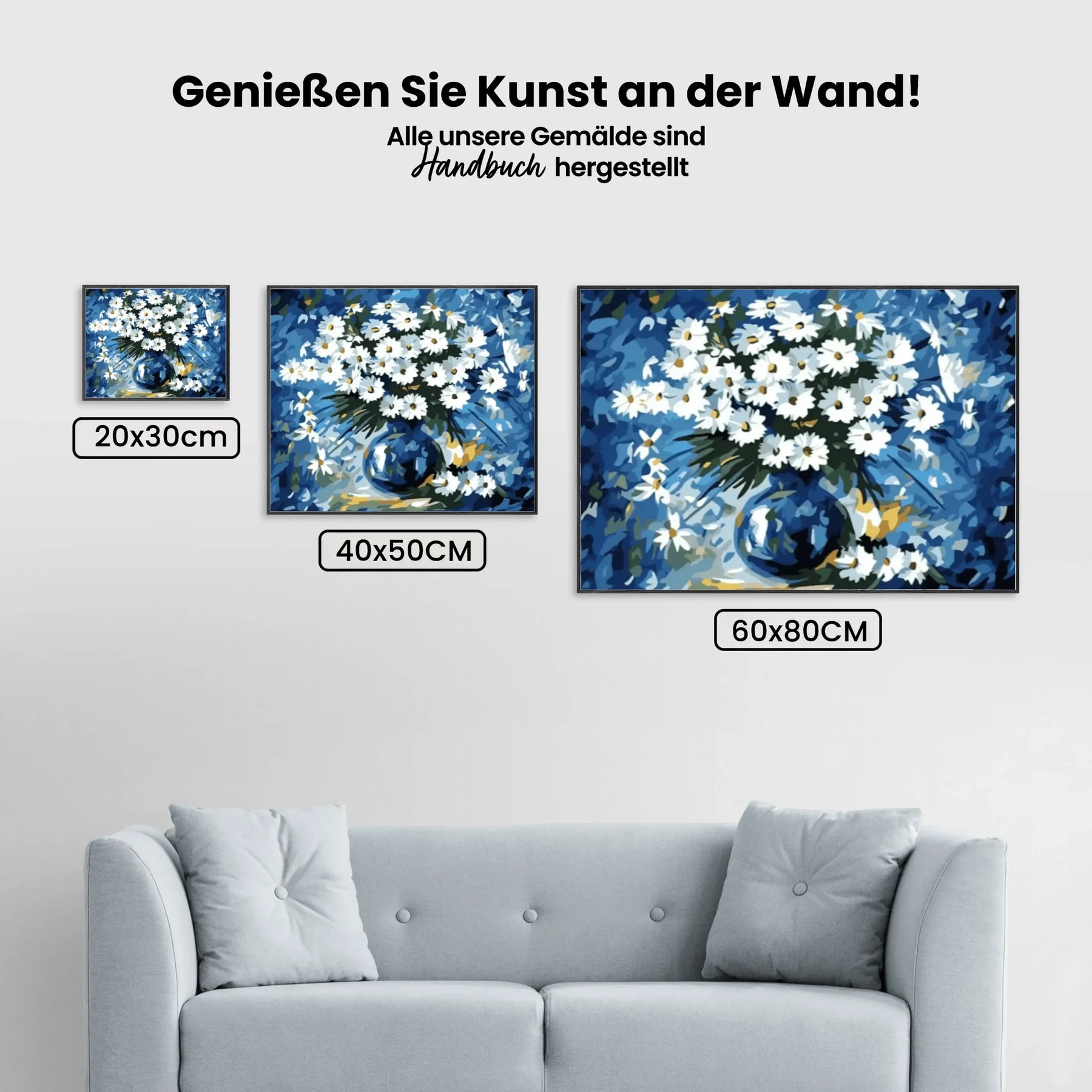 Malen nach Zahlen – Schöne Blumen