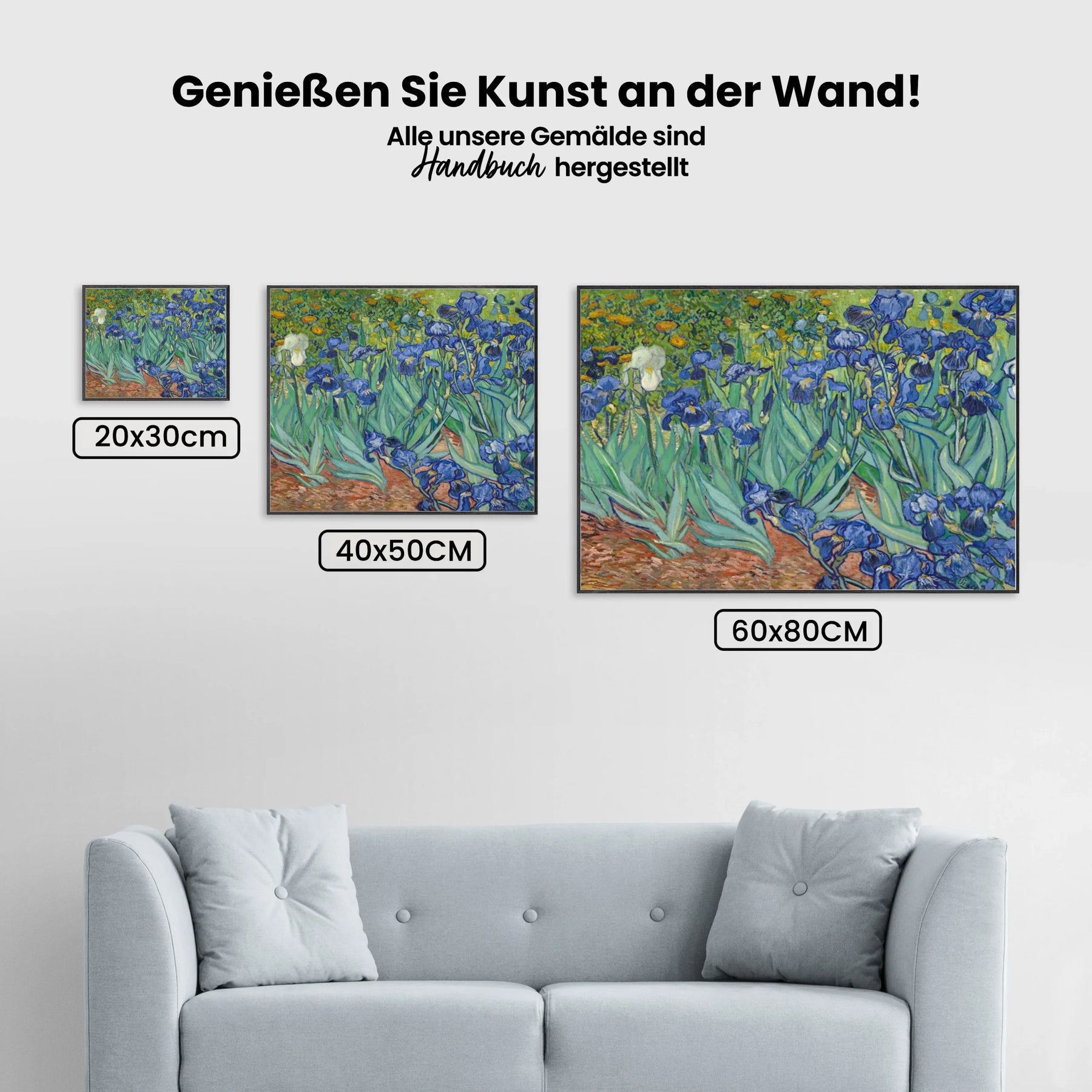 Malen nach Zahlen – Schöne Blumen Van Gogh