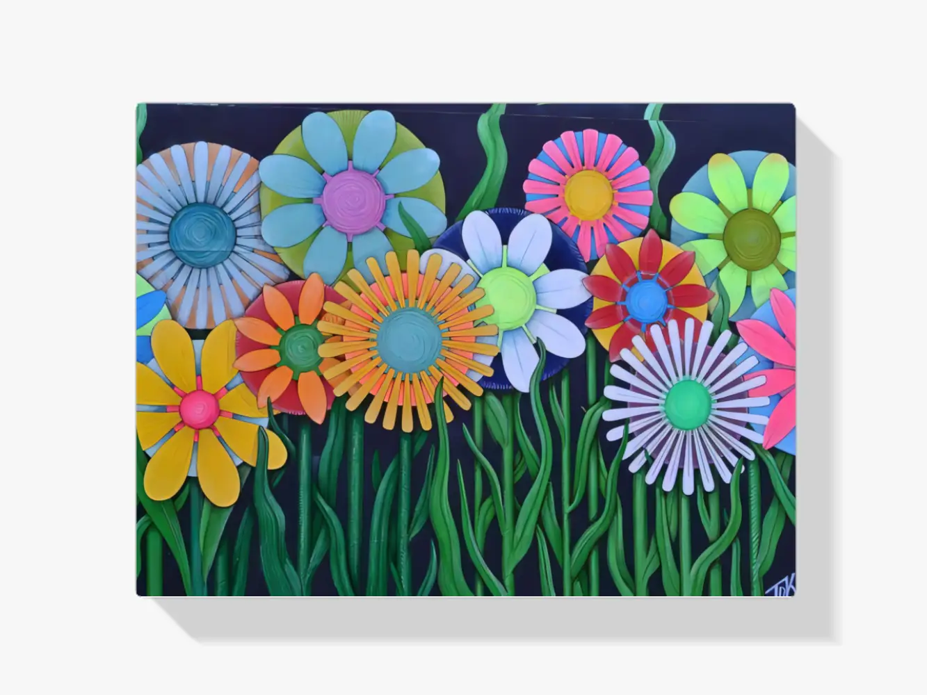 Malen nach Zahlen – Schöne Blumenzeichnung