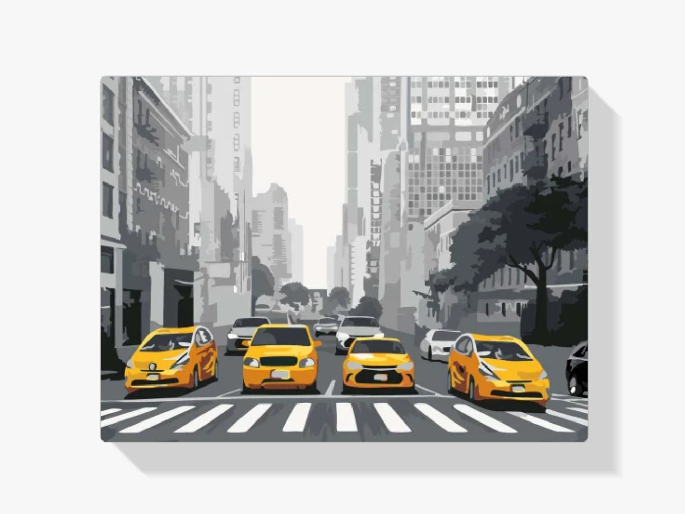 Malen nach Zahlen – Taxi in New York City