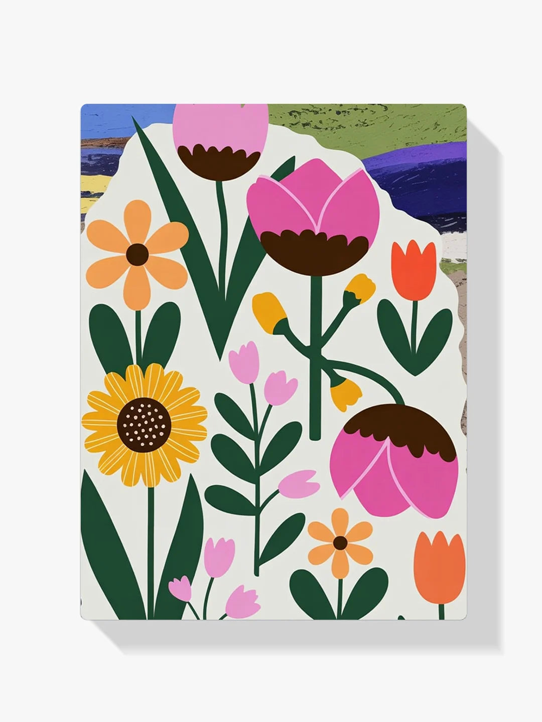 Malen nach Zahlen - Abstrakte Blume 2