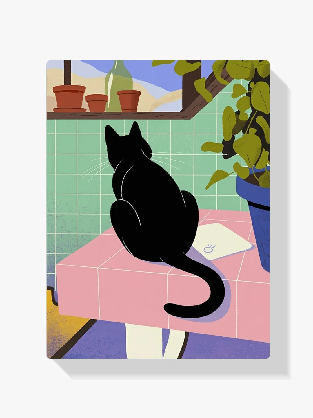 Malen nach Zahlen - Badekatze