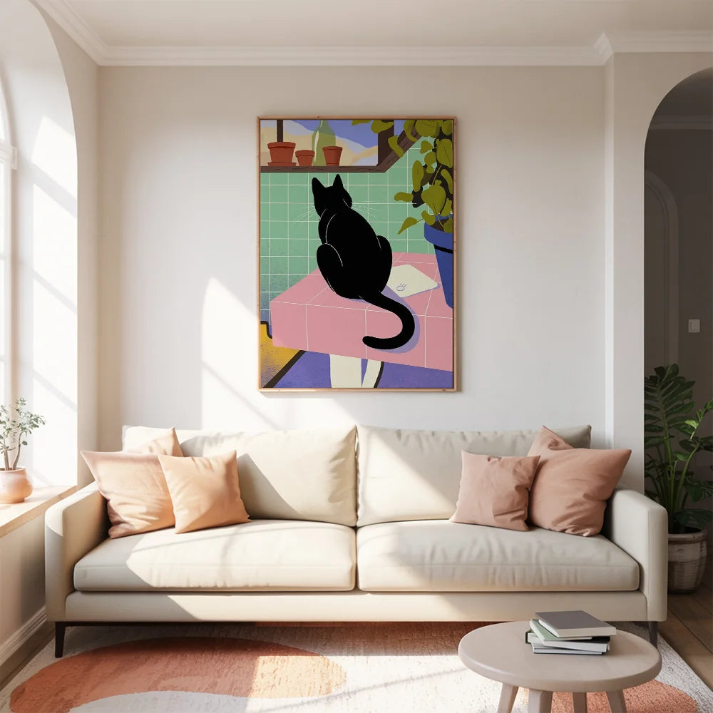 Malen nach Zahlen - Badekatze