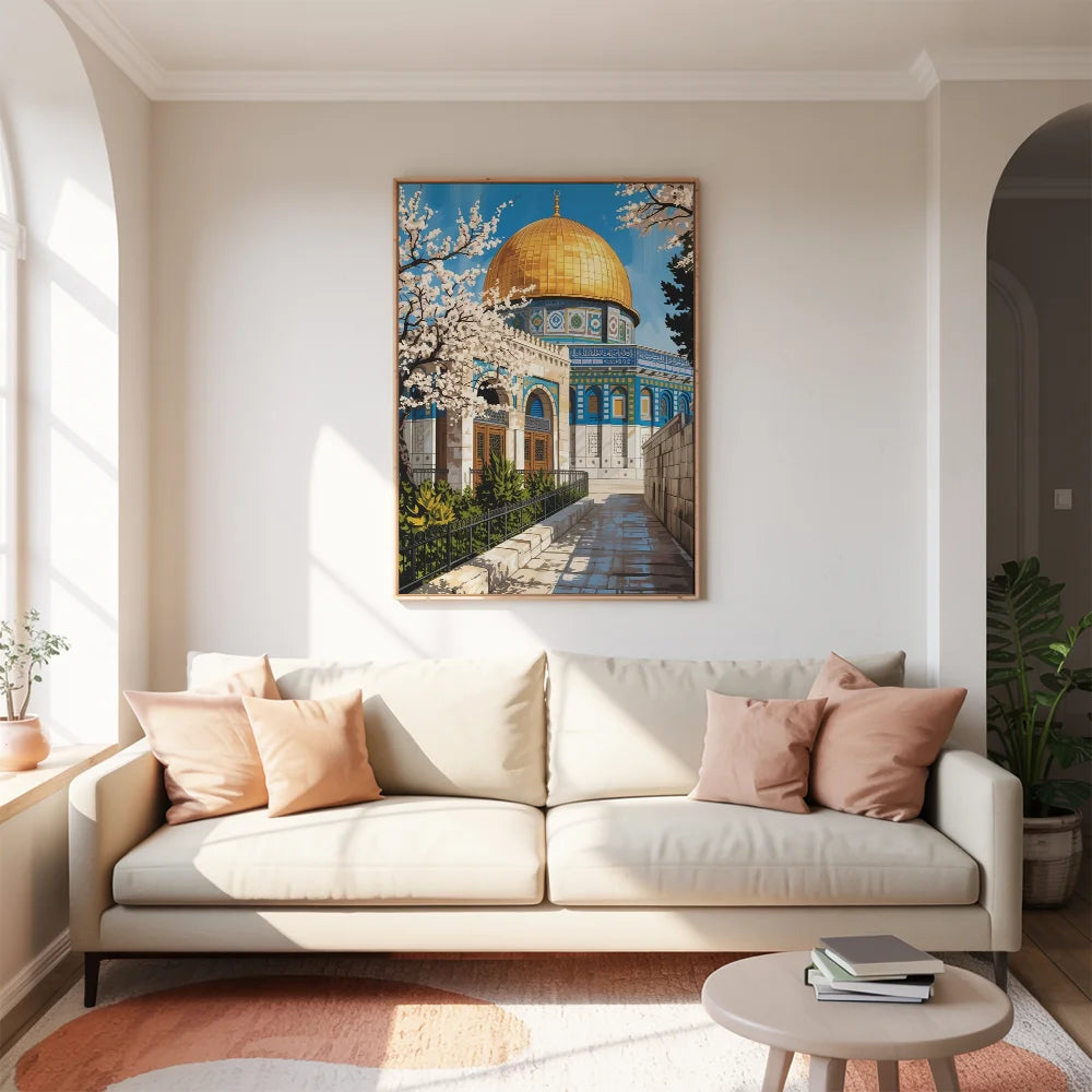 Malen nach Zahlen - Blüten von Al-Quds