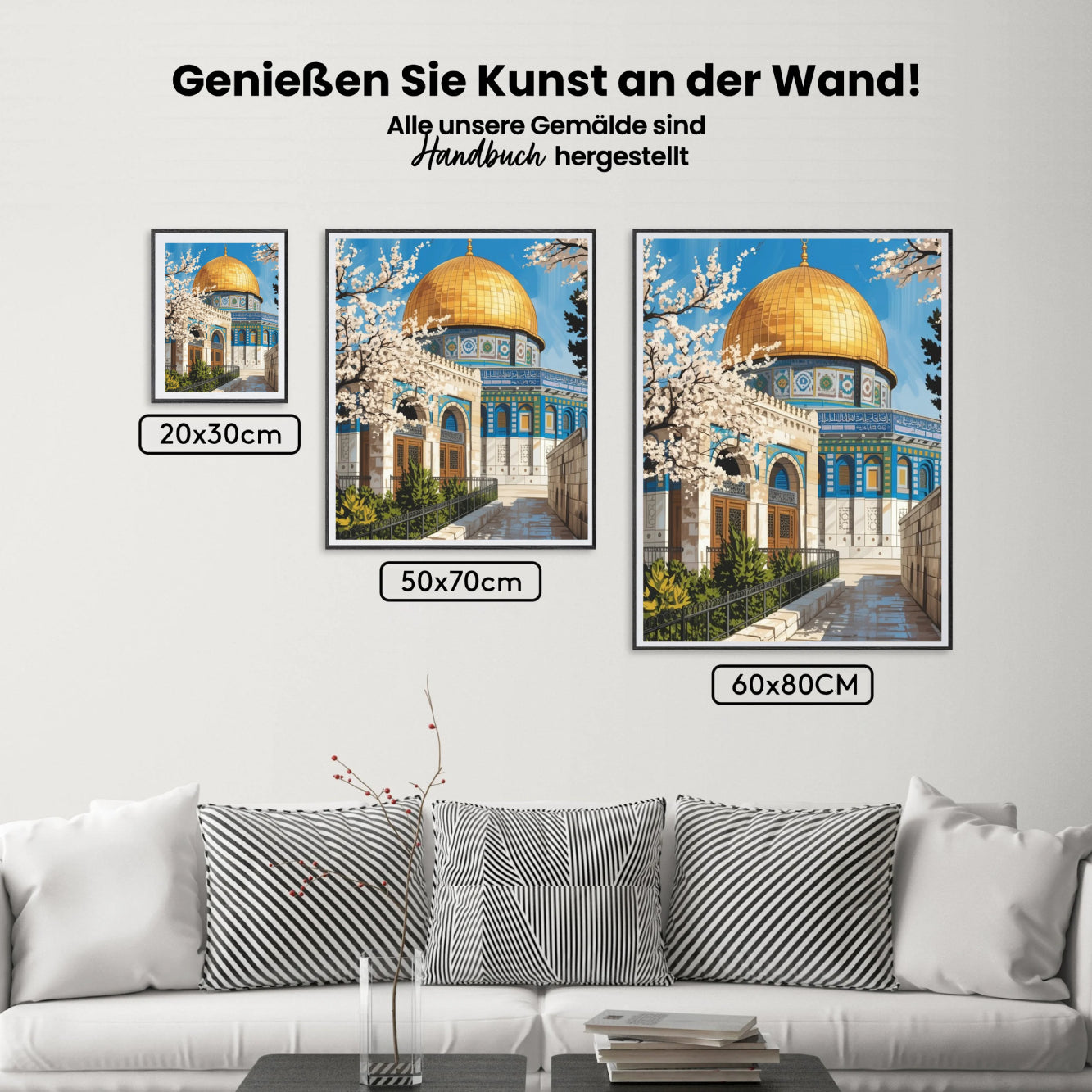 Malen nach Zahlen - Blüten von Al-Quds