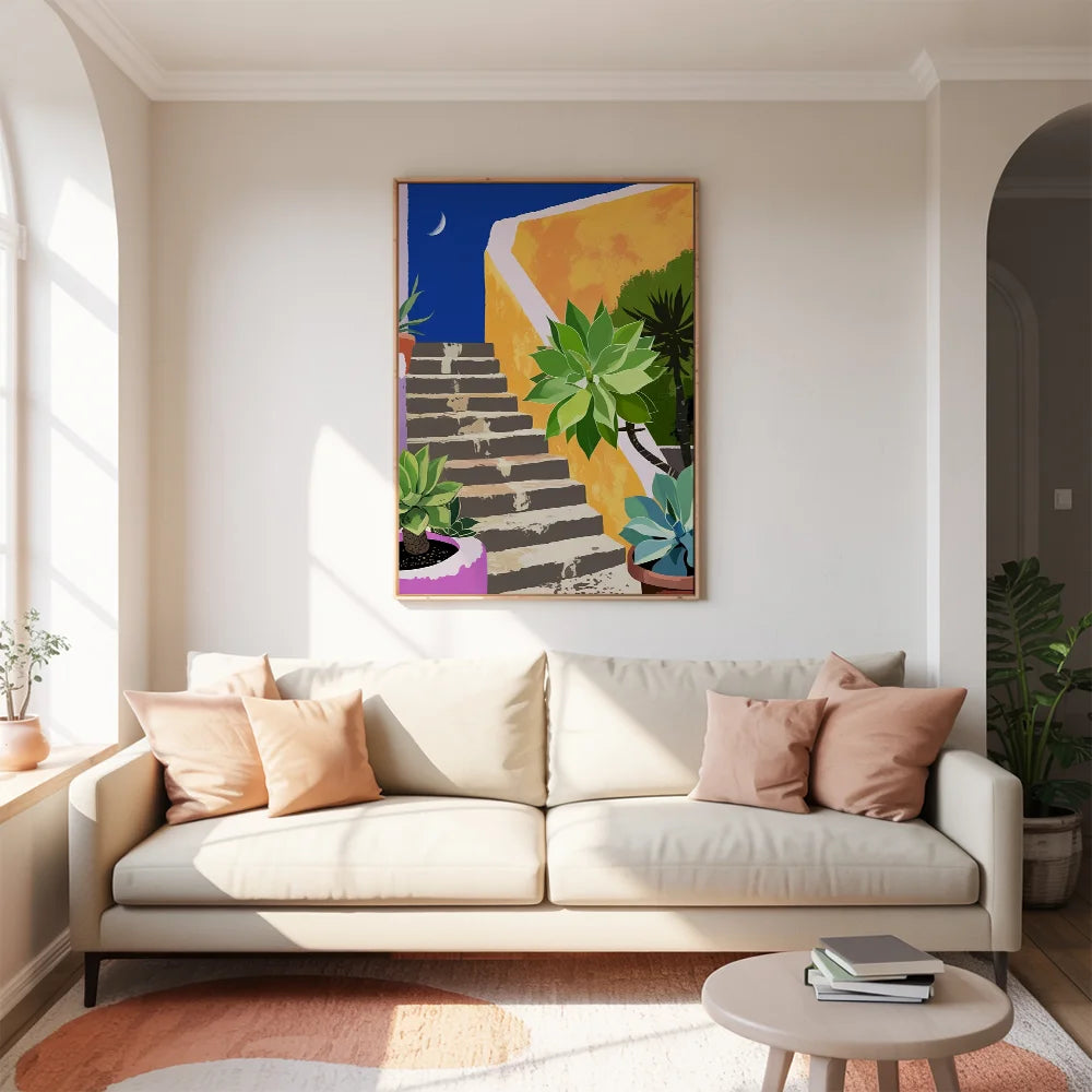 Malen nach Zahlen - Boho-Illustration Botanisch