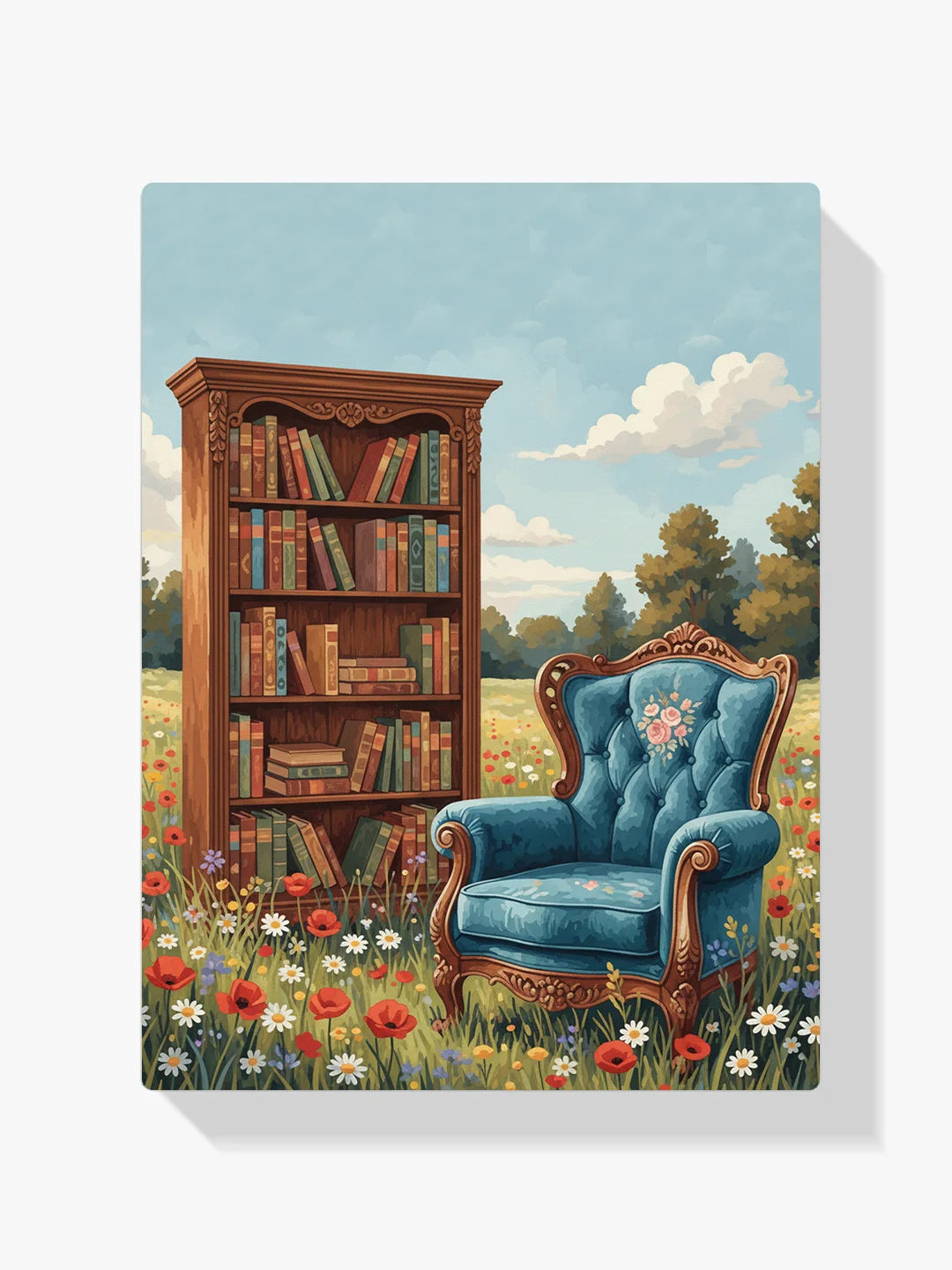 Malen nach Zahlen - Bücherliebhaber