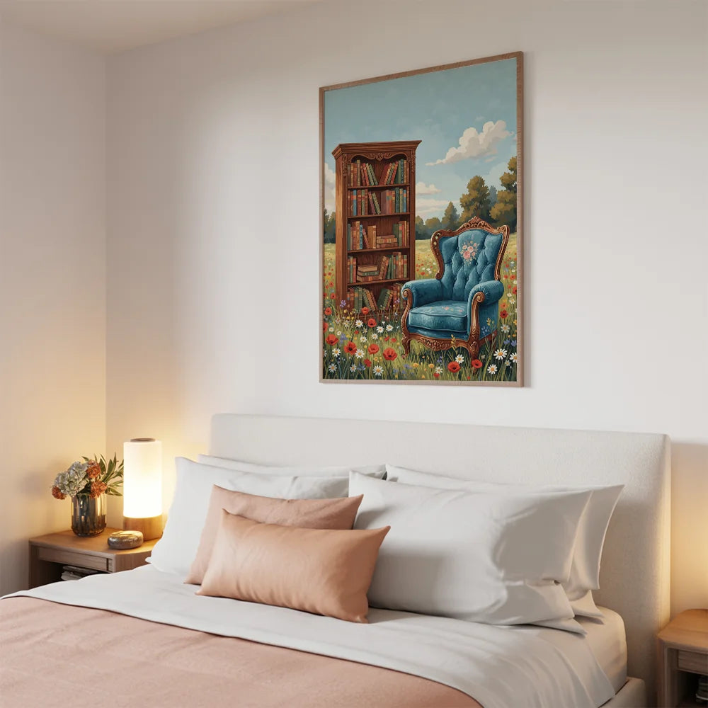 Malen nach Zahlen - Bücherliebhaber