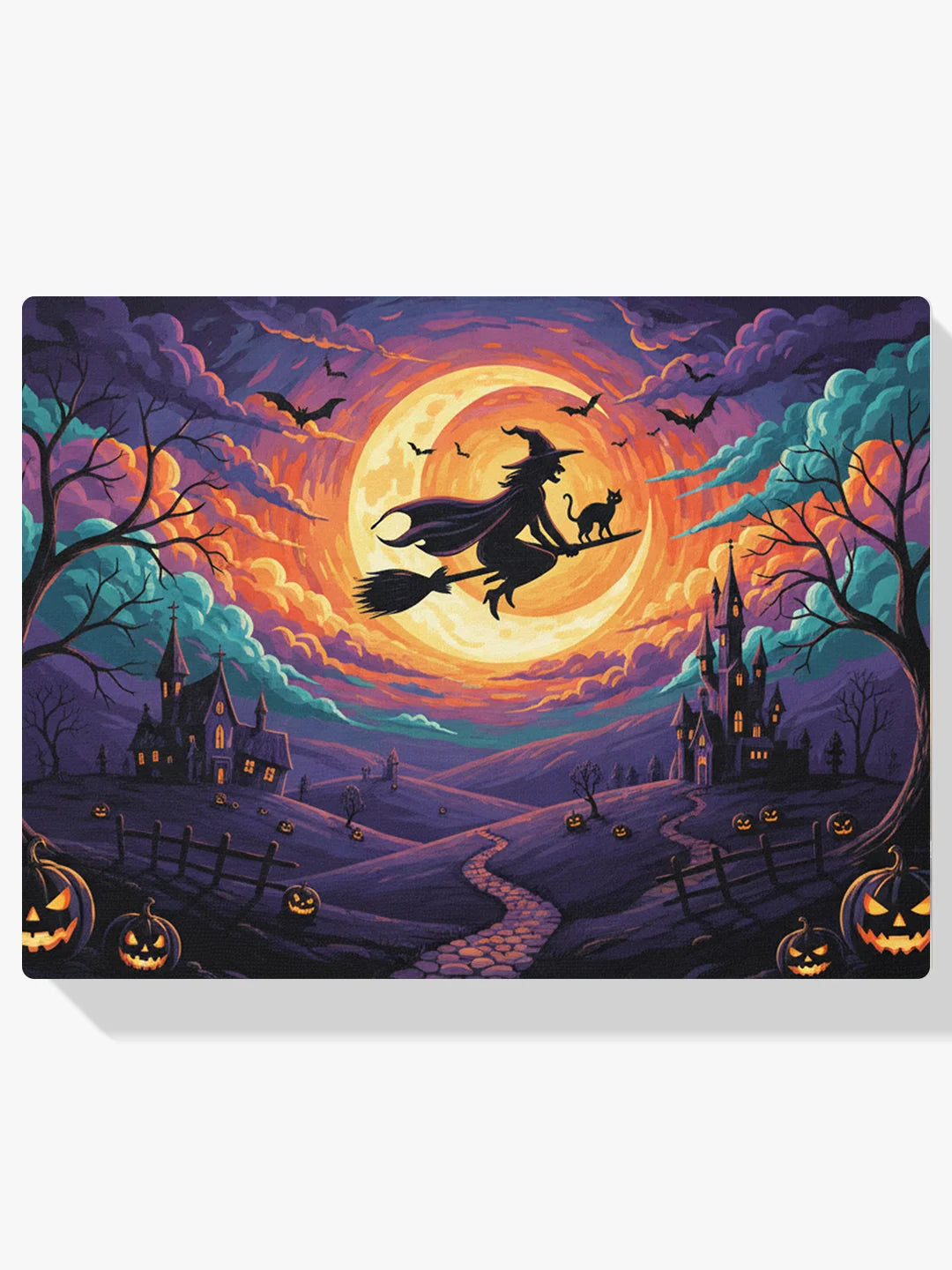 Malen nach Zahlen - Der Flug der Hexe