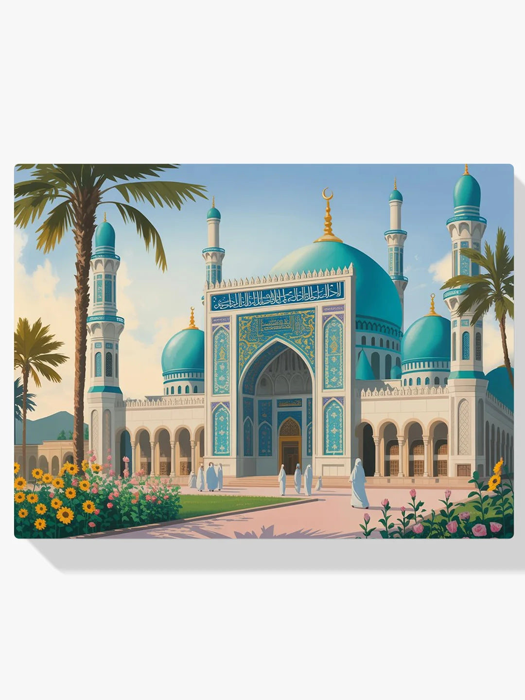 Malen nach Zahlen - Die Gelassenheit der Gartenmoschee