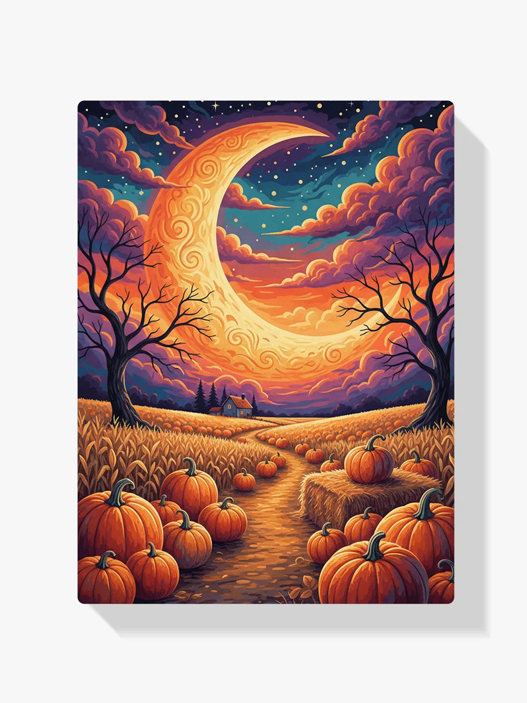 Malen nach Zahlen - Erntemondschein