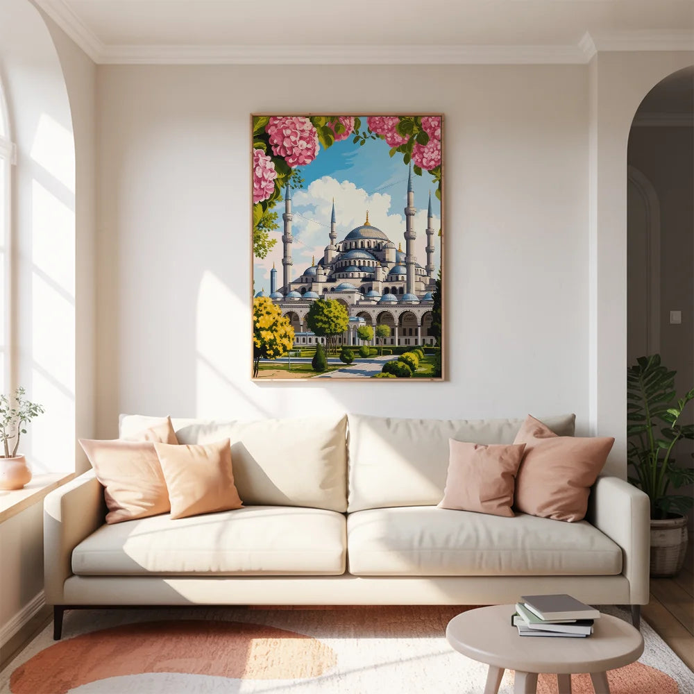 Malen nach Zahlen - Garten der Blauen Moschee