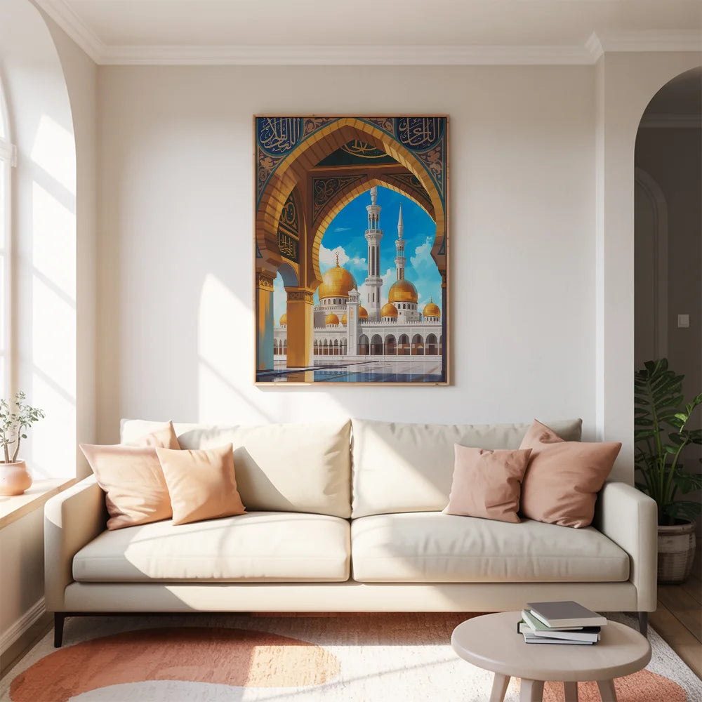 Malen nach Zahlen - Goldene Bögen von Zayed