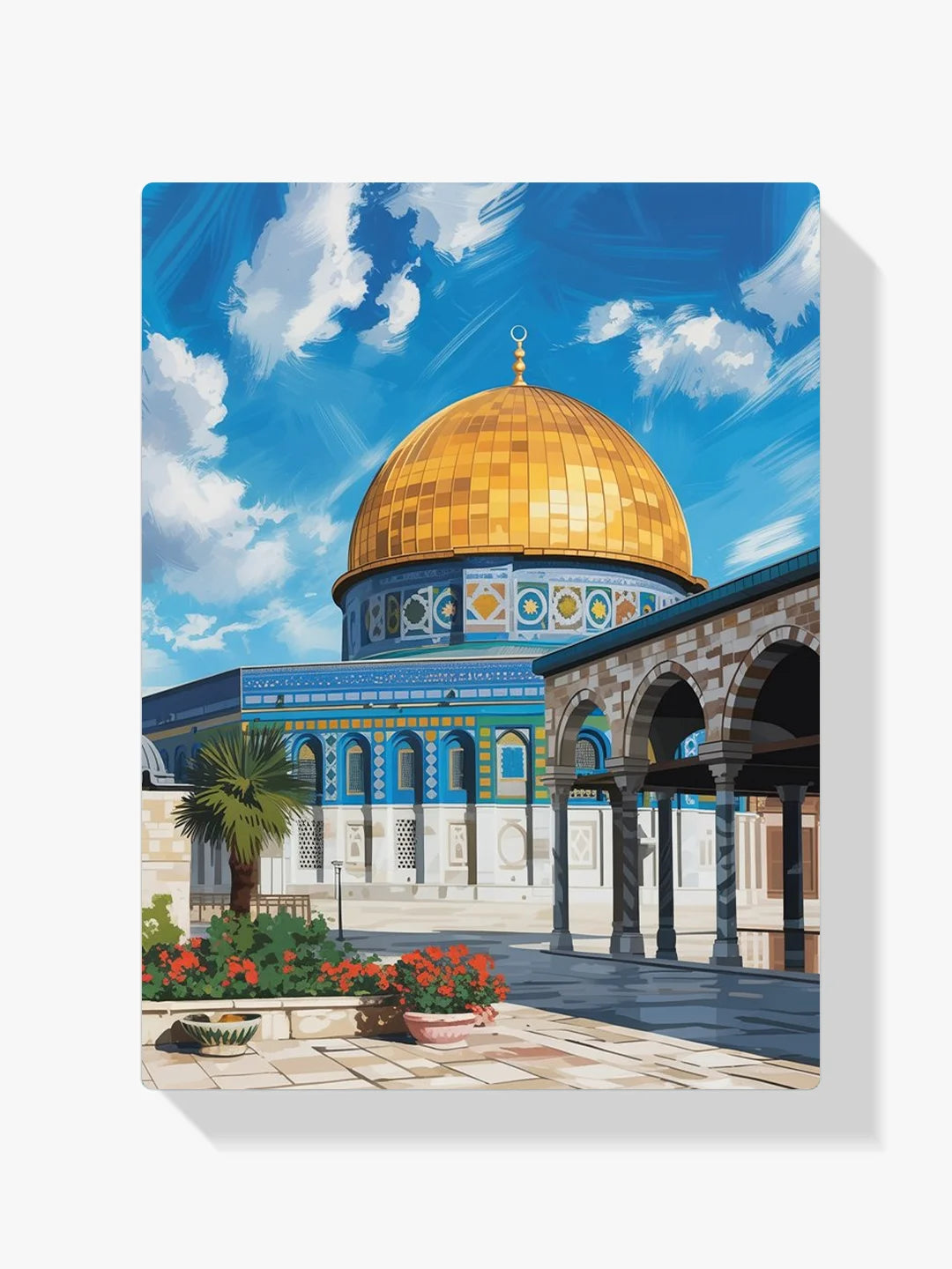 Malen nach Zahlen - Goldene Moschee-Gelassenheit