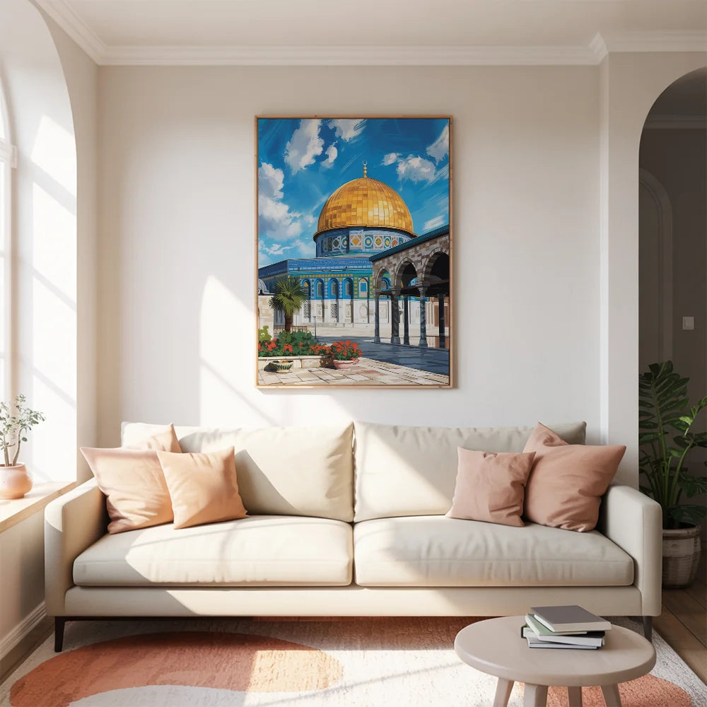 Malen nach Zahlen - Goldene Moschee-Gelassenheit