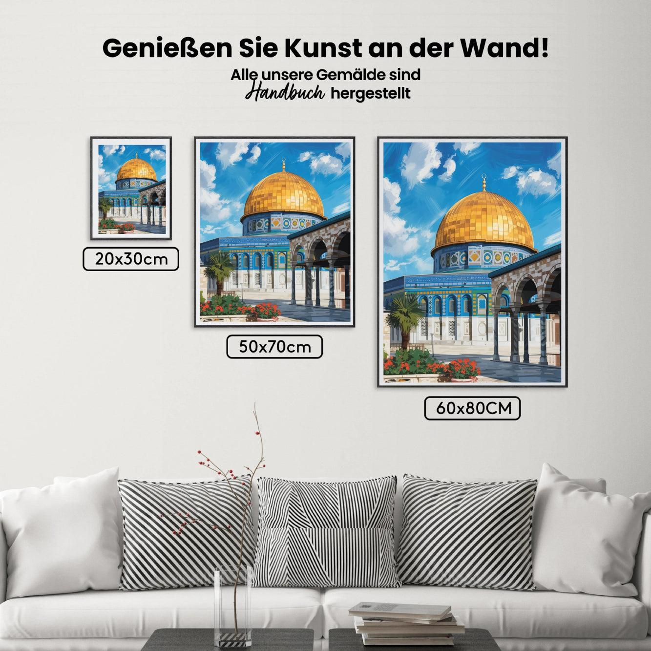 Malen nach Zahlen - Goldene Moschee-Gelassenheit