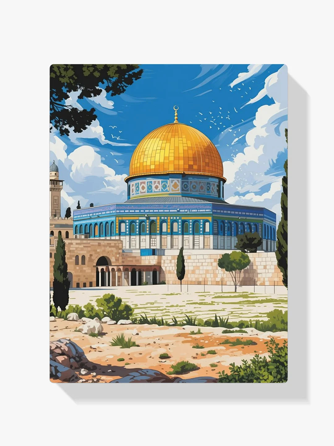 Malen nach Zahlen - Goldenes Heiligtum