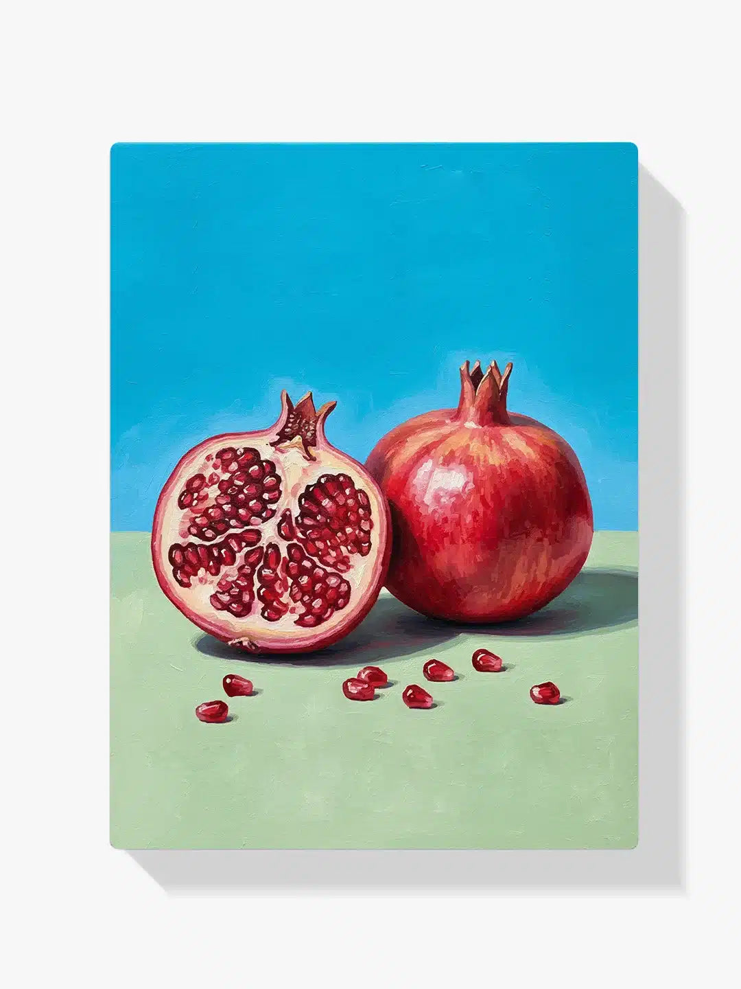 Malen nach Zahlen - Granatapfel-Acrylfarbe