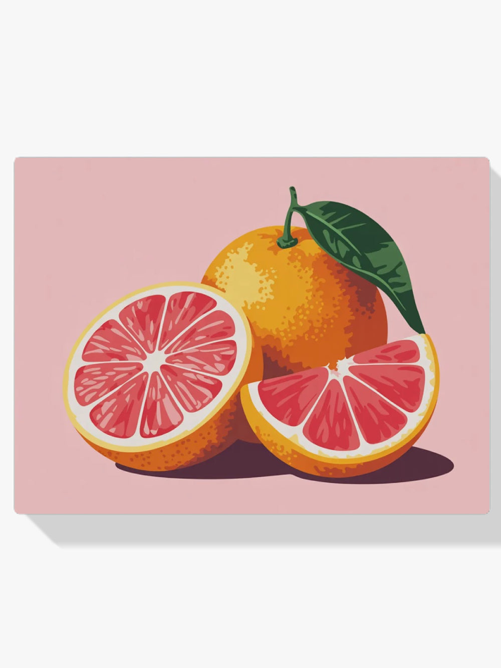 Malen nach Zahlen - Grapefruit-Tagtraum