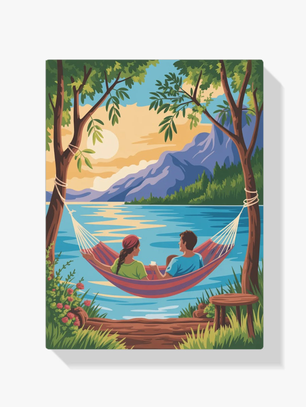 Malen nach Zahlen - Hängematten-Geschichten