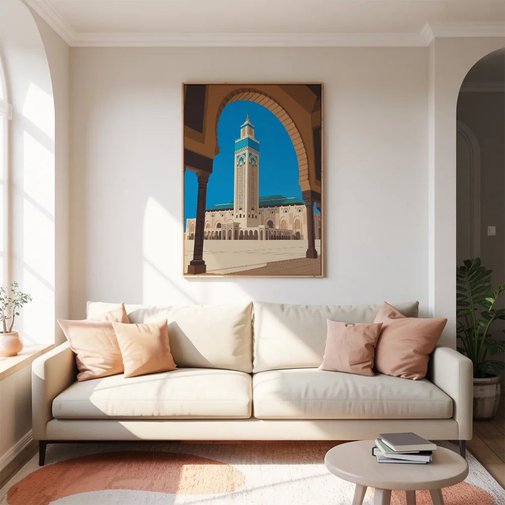 Malen nach Zahlen - Hassan-II.-Moschee