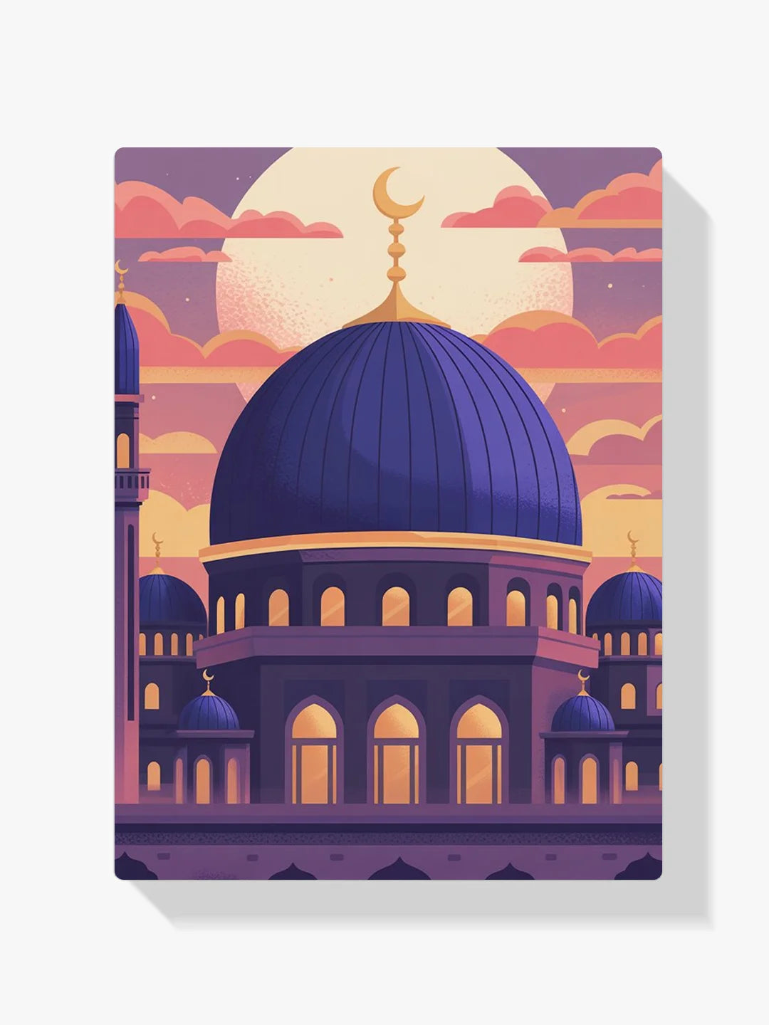 Malen nach Zahlen - Islamischer Sonnenuntergang