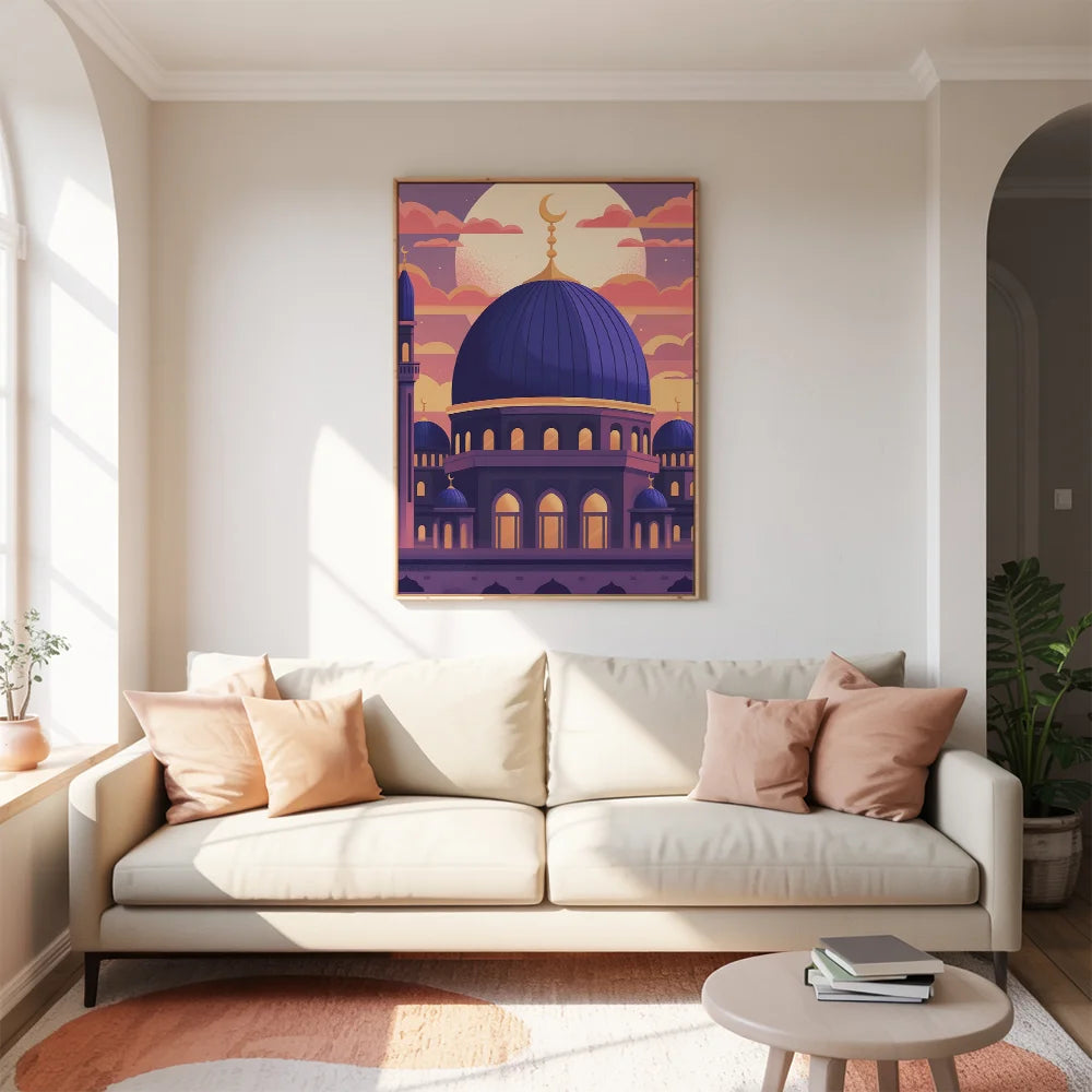 Malen nach Zahlen - Islamischer Sonnenuntergang