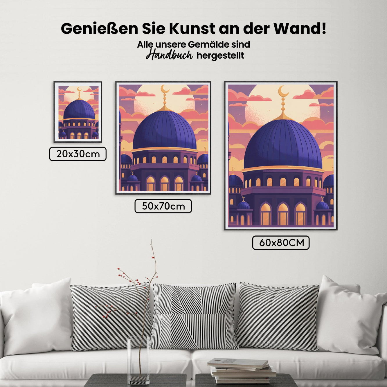 Malen nach Zahlen - Islamischer Sonnenuntergang