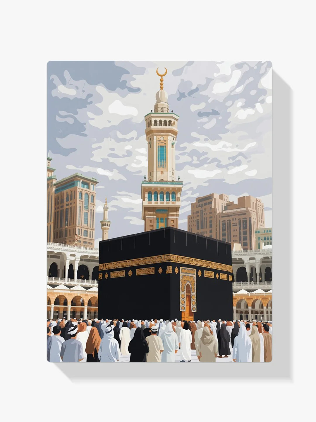 Malen nach Zahlen - Kaaba-Turm