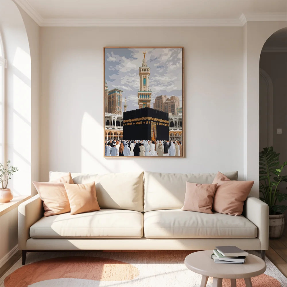 Malen nach Zahlen - Kaaba-Turm