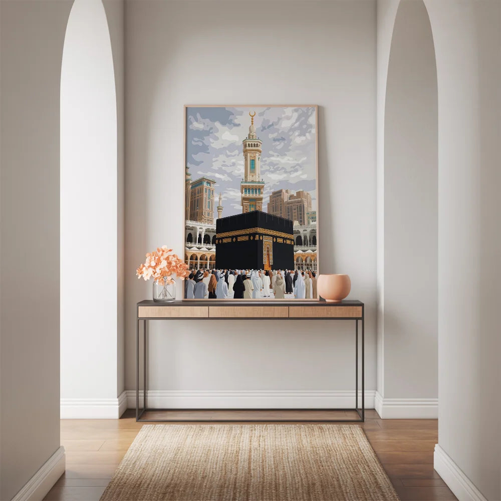 Malen nach Zahlen - Kaaba-Turm