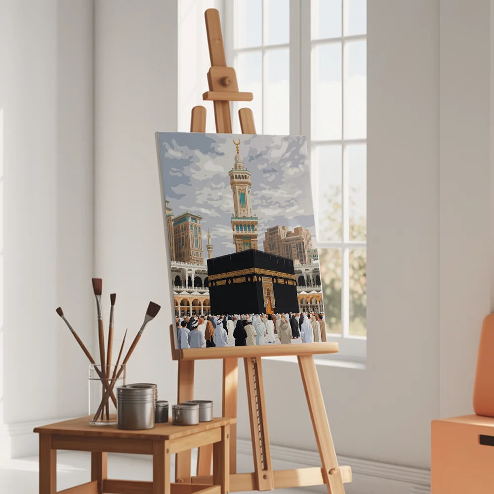 Malen nach Zahlen - Kaaba-Turm