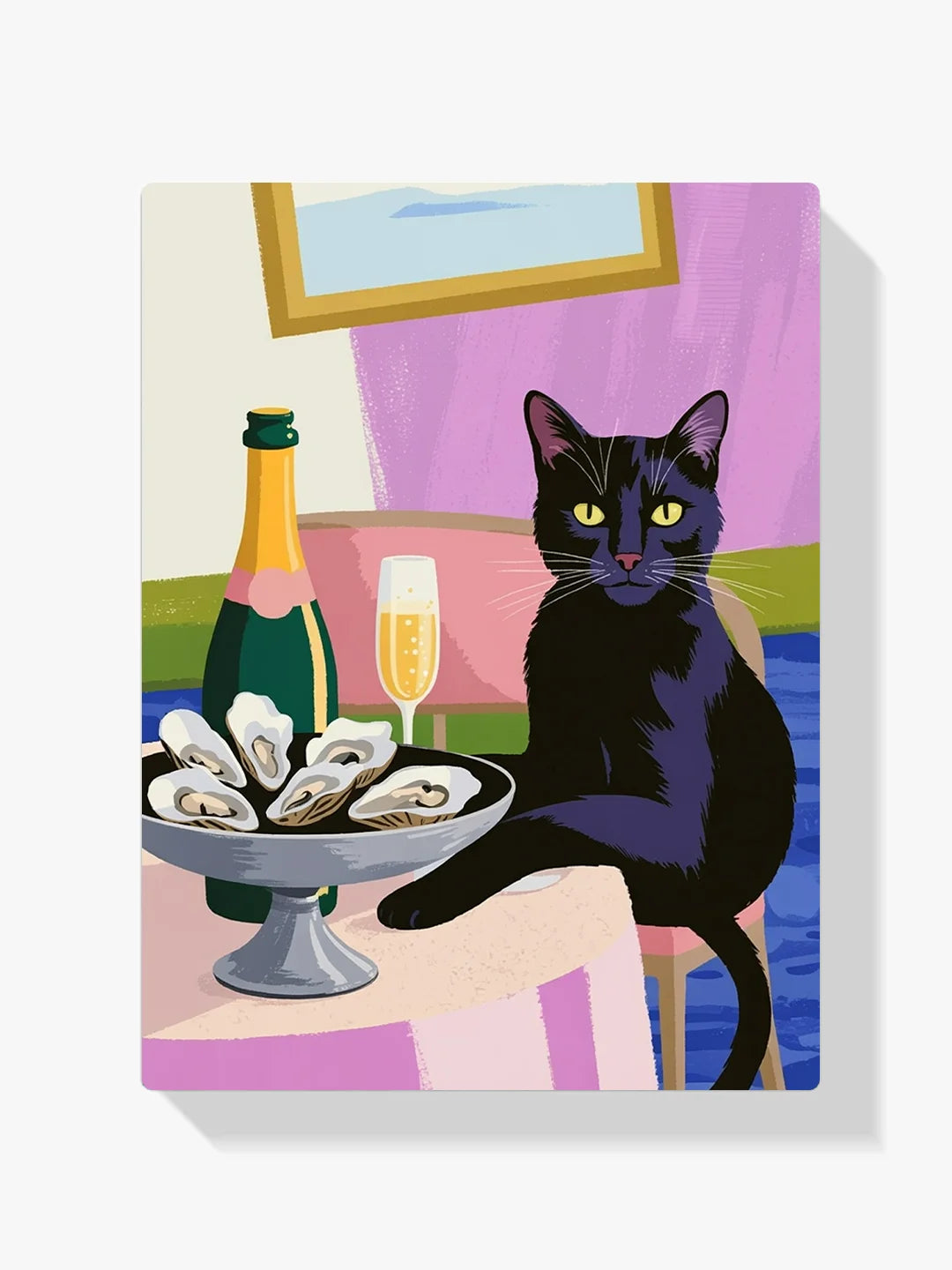 Malen nach Zahlen - Katzencocktail-Austern