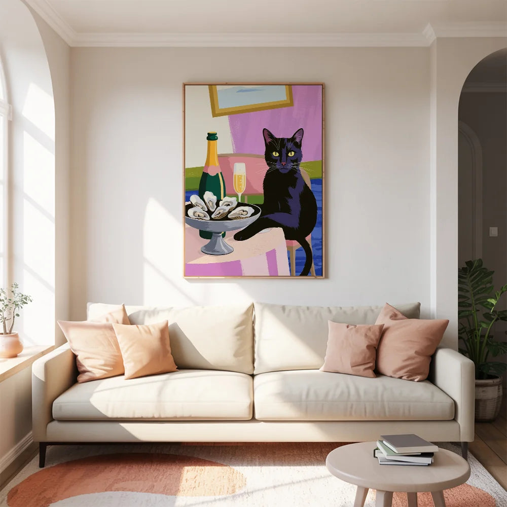 Malen nach Zahlen - Katzencocktail-Austern