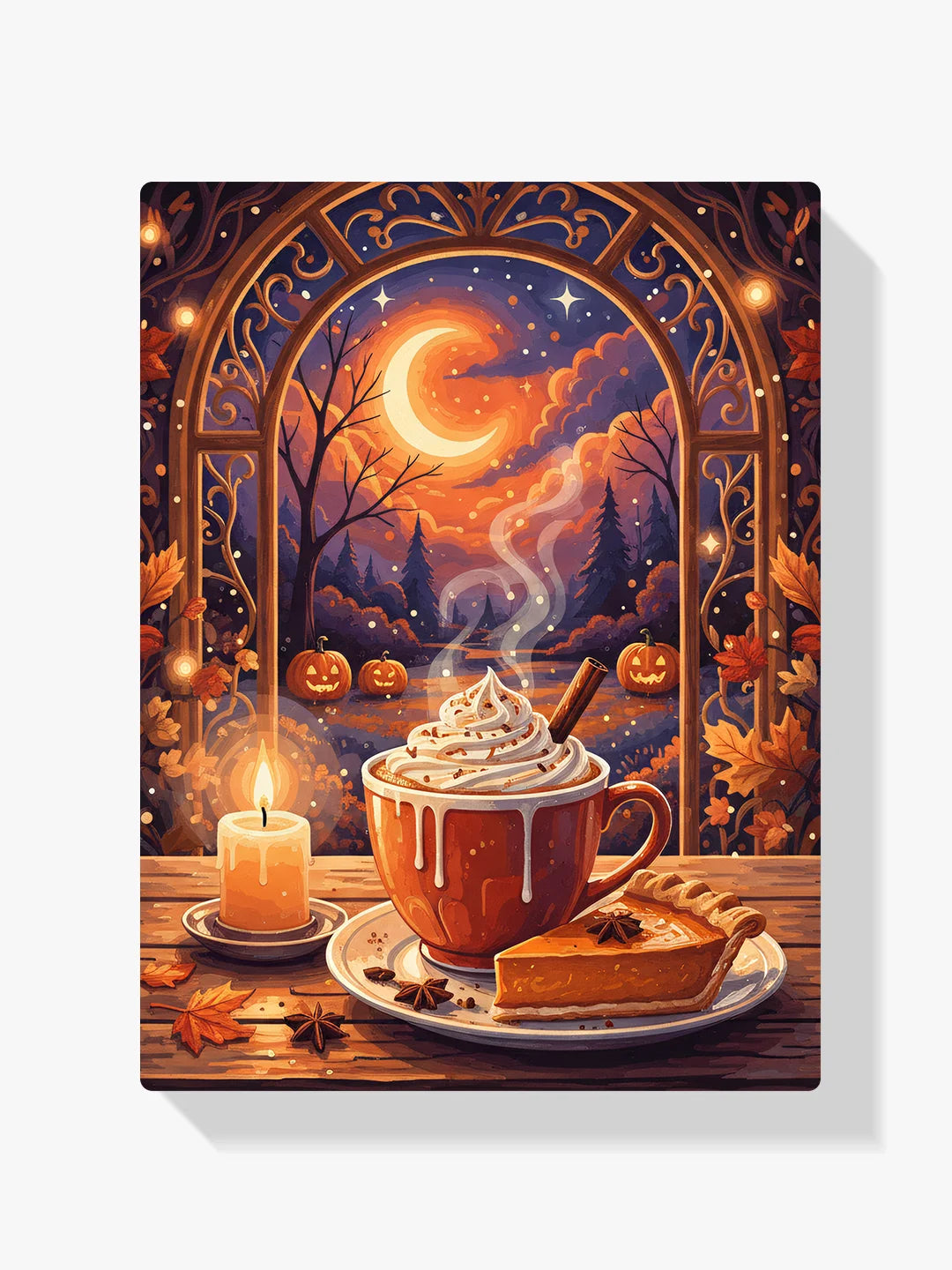 Malen nach Zahlen - Kürbisgewürz-Nacht