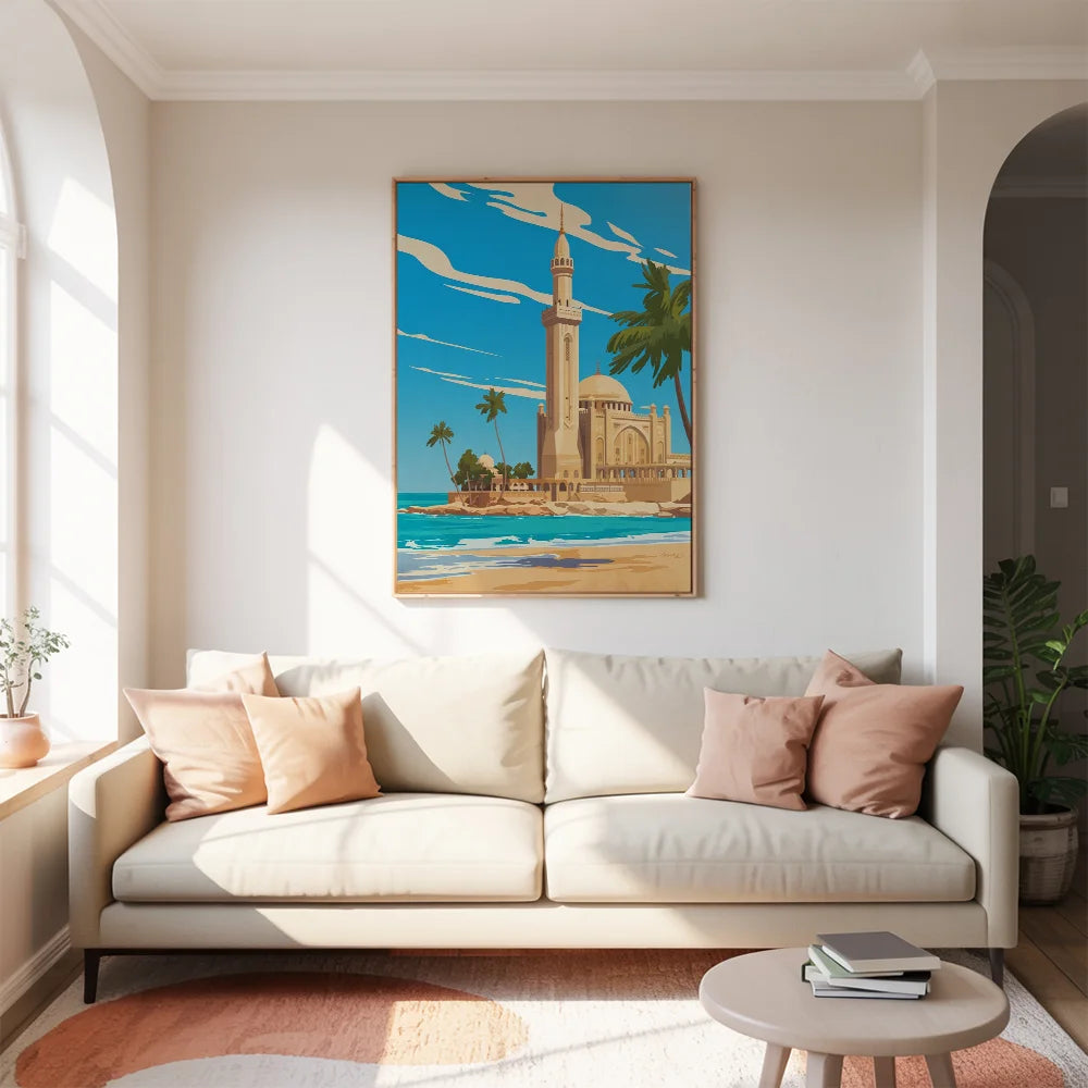 Malen nach Zahlen - Küstenmoschee