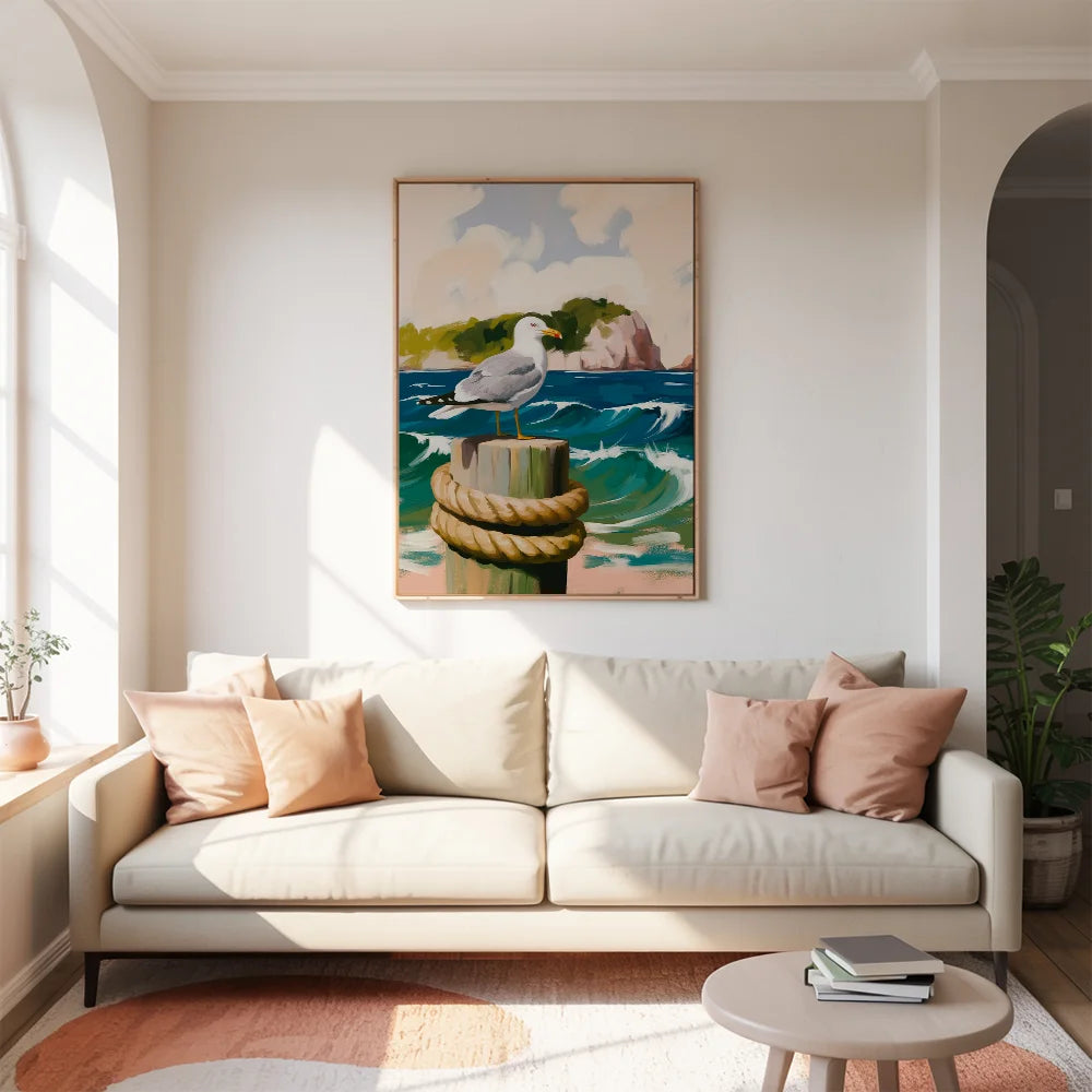 Malen nach Zahlen - Küstenmöwe