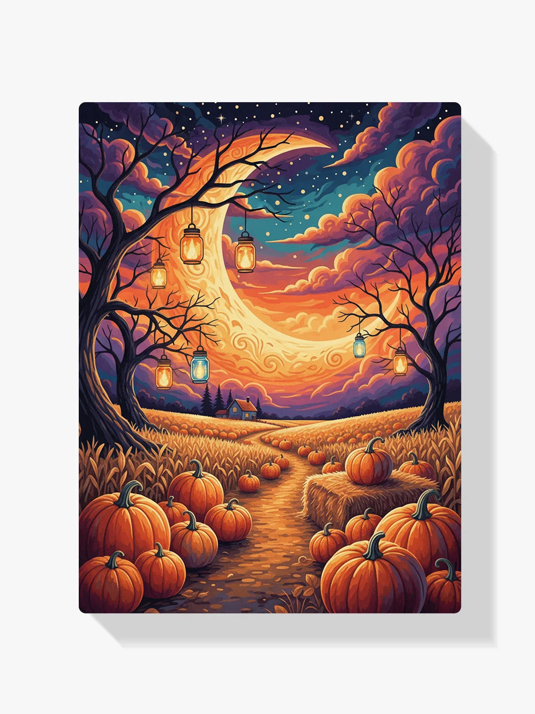 Malen nach Zahlen - Laternen des Oktobers