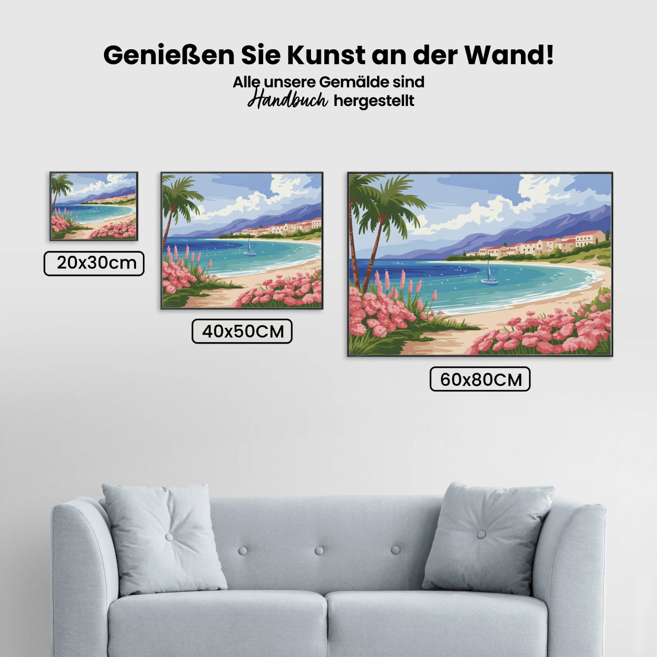 Malen nach Zahlen - Luftiges Mosaik