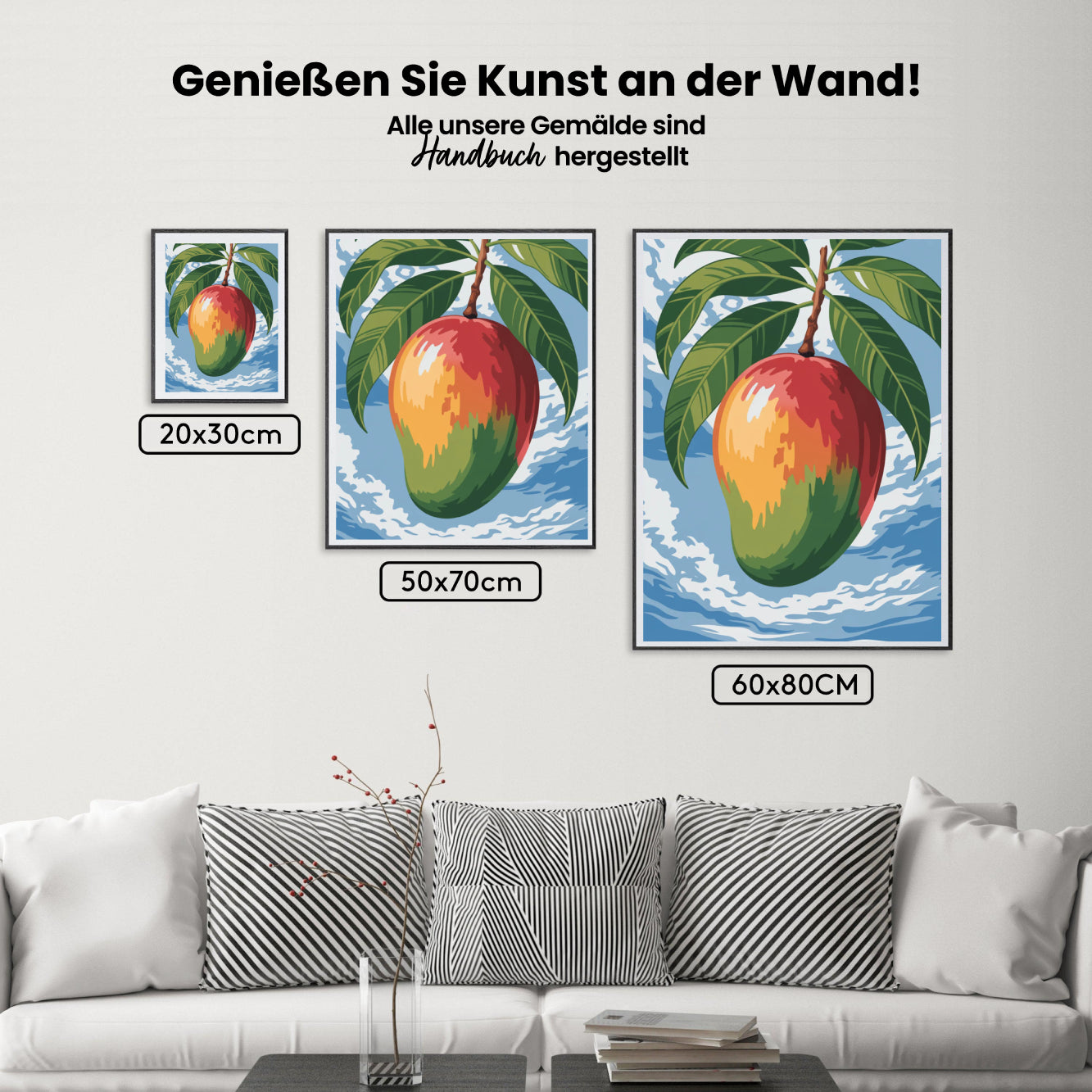 Malen nach Zahlen - Mango-Himmel