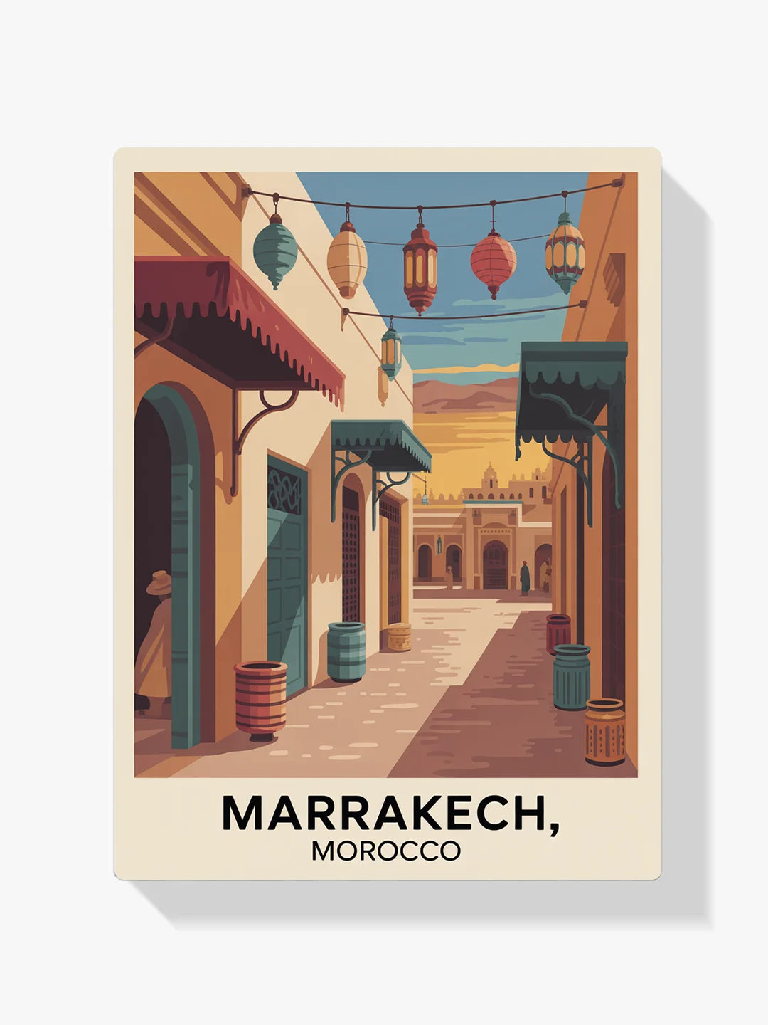Malen nach Zahlen - Marrakesch, Marokko