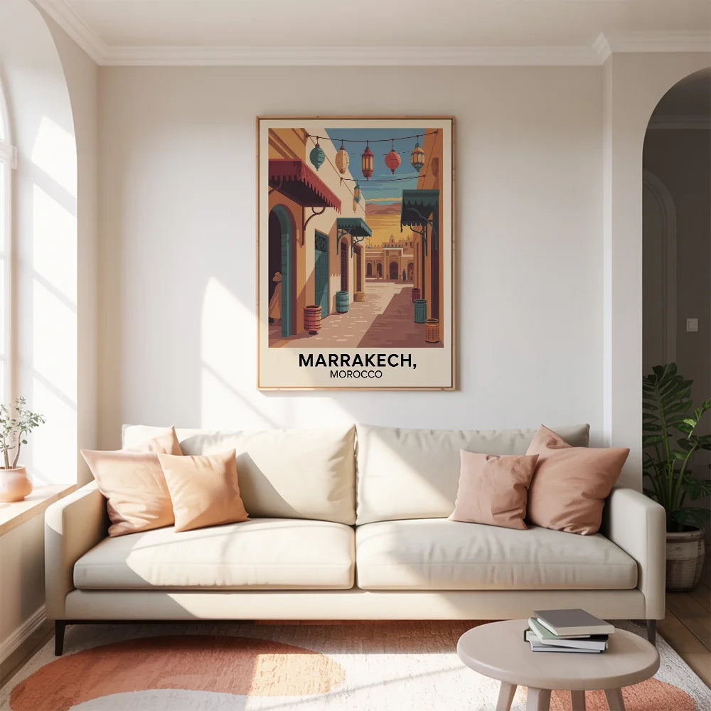 Malen nach Zahlen - Marrakesch, Marokko