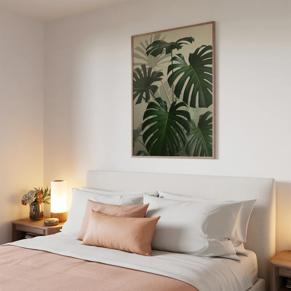 Malen nach Zahlen - Monstera-Blatt