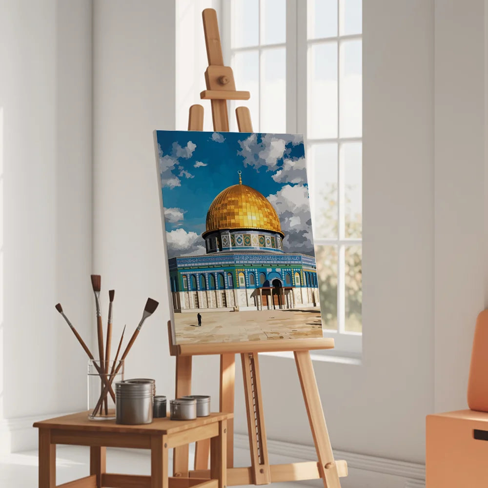 Malen nach Zahlen - Moschee der Hingabe