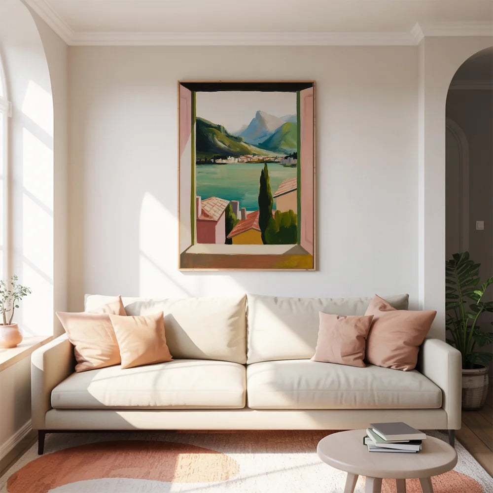 Malen nach Zahlen - Offener Fenster See